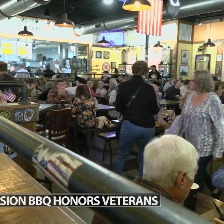 Mission BBQ gives free meals to hundreds of veterans on Veterans Day